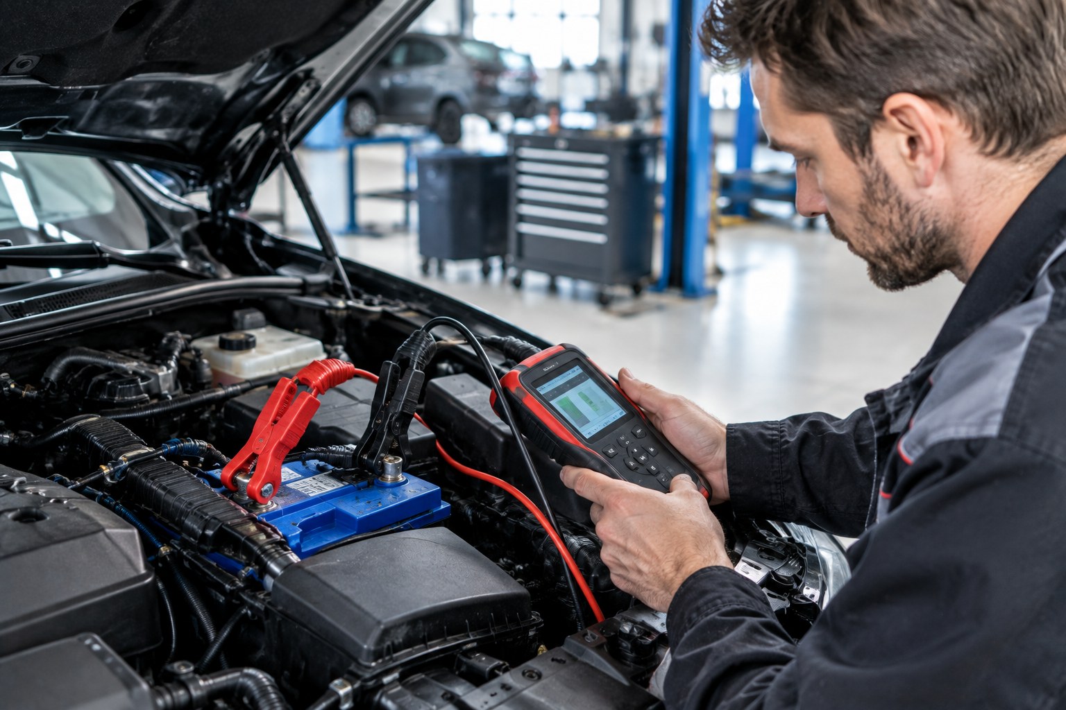 Aku, käivitus ja laadimine – 1Autodiagnostik