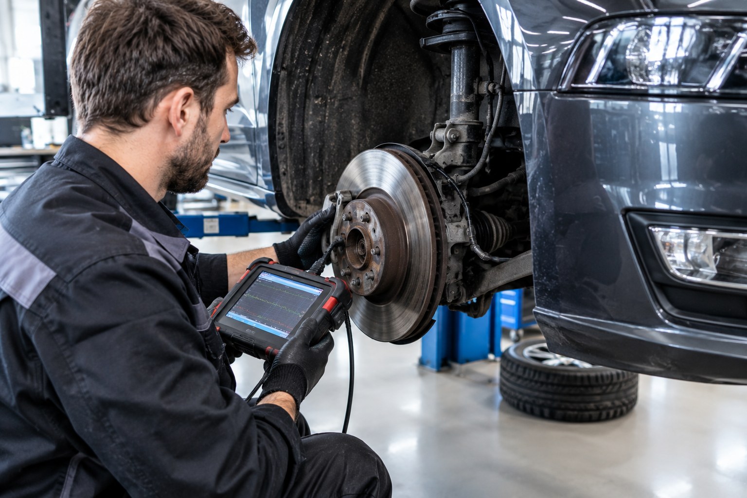 Andurid, täiturid ja valgustus – 1Autodiagnostik